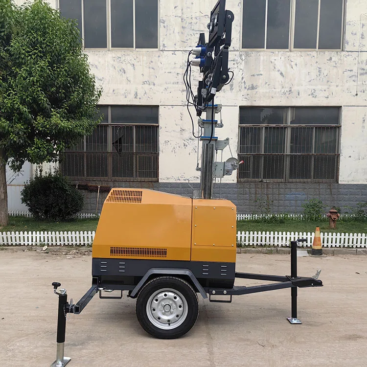 Best Price Mobile Diesel Trailer Power  LED light tower portable for sale