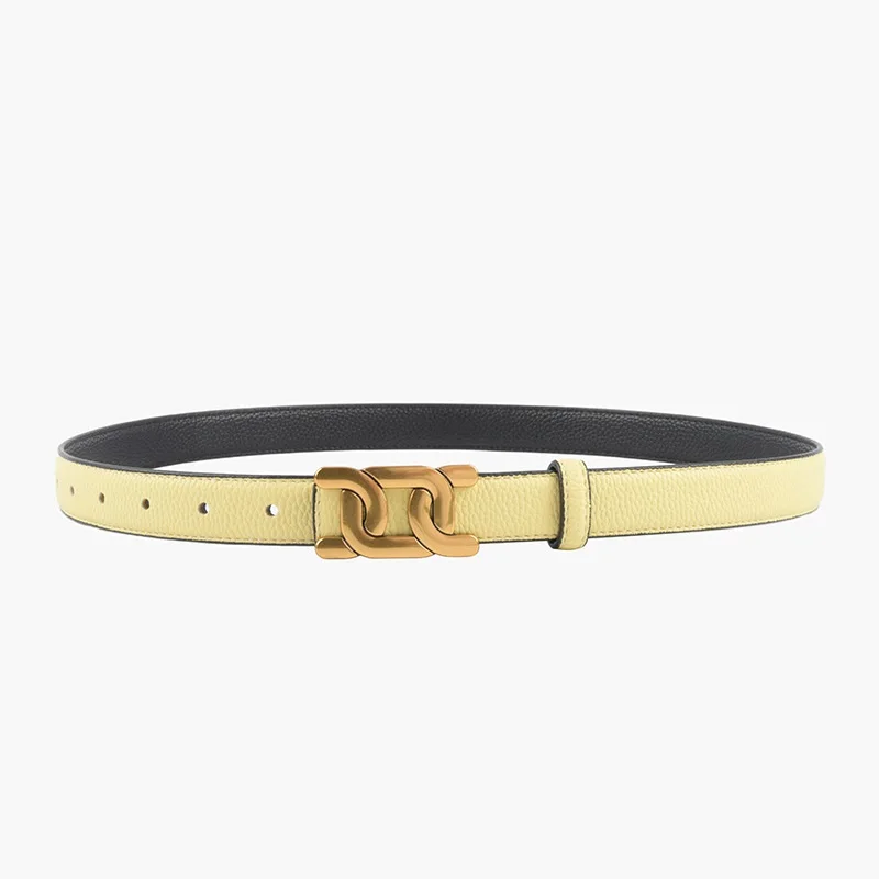 Top-layer Leather Belt For Women With Dress Jeans Slacks Casual Fashion Ladies Leather Belt