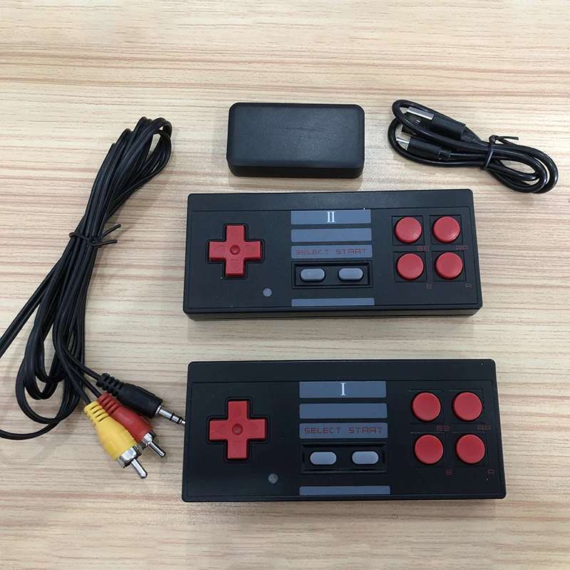 Данных лягушка USB беспроводной переносной ТВ игровая консоль встроенный 620 классический 8-битный игровой мини двойной геймпад AV выход