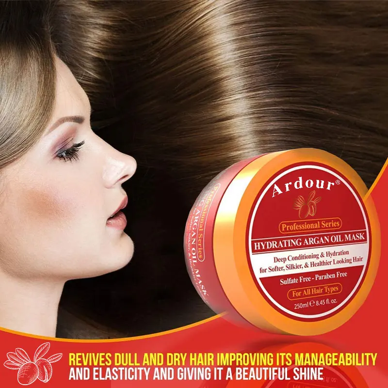 Hair care Hydrating Argan Oil Hair Mask  and Deep Conditioner for Dry or Damaged Hair
