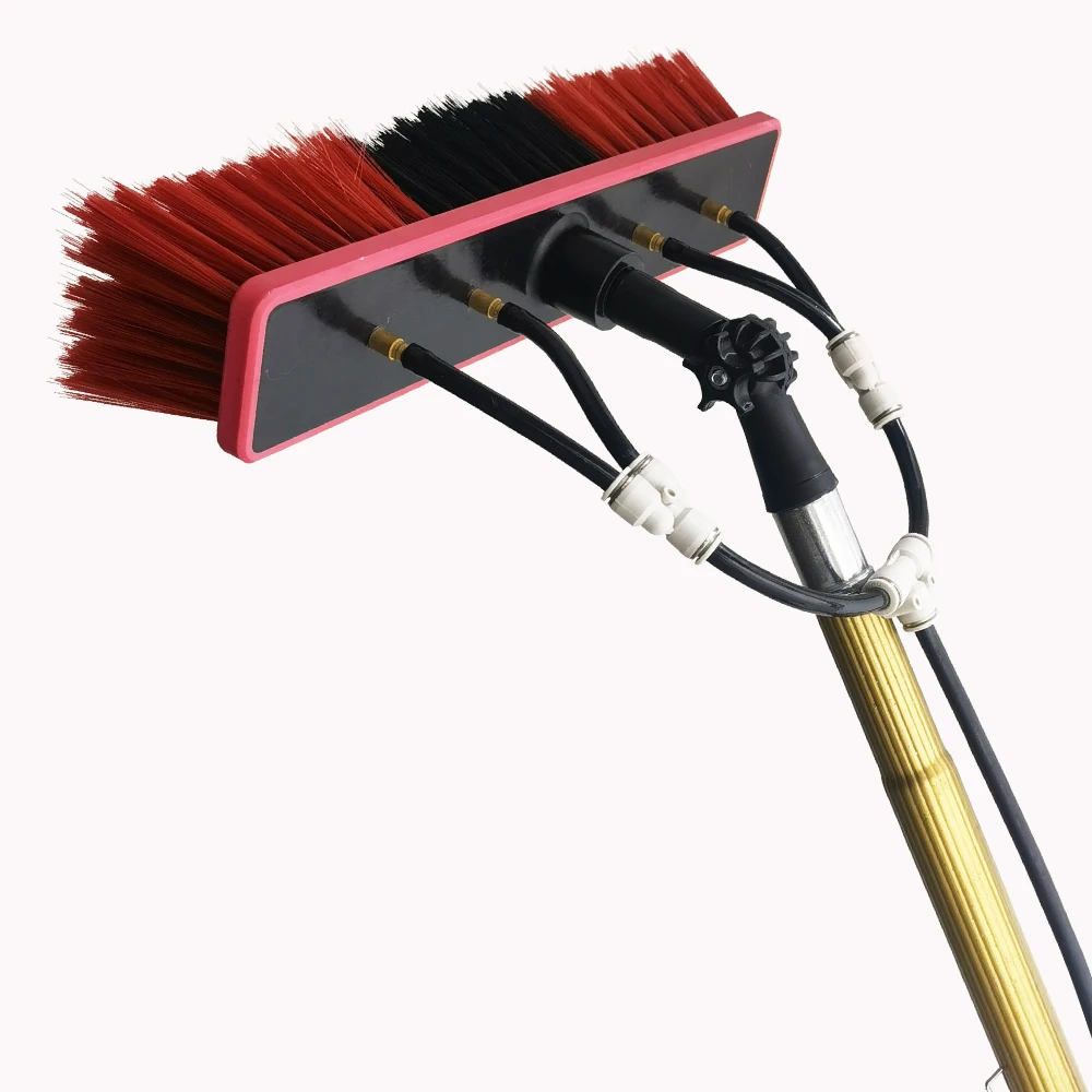 Multi-functional 11M Aluminum Telescopic rod machines extension Pole Long Handle for Window,Car,Shower Glass Door Cleaning