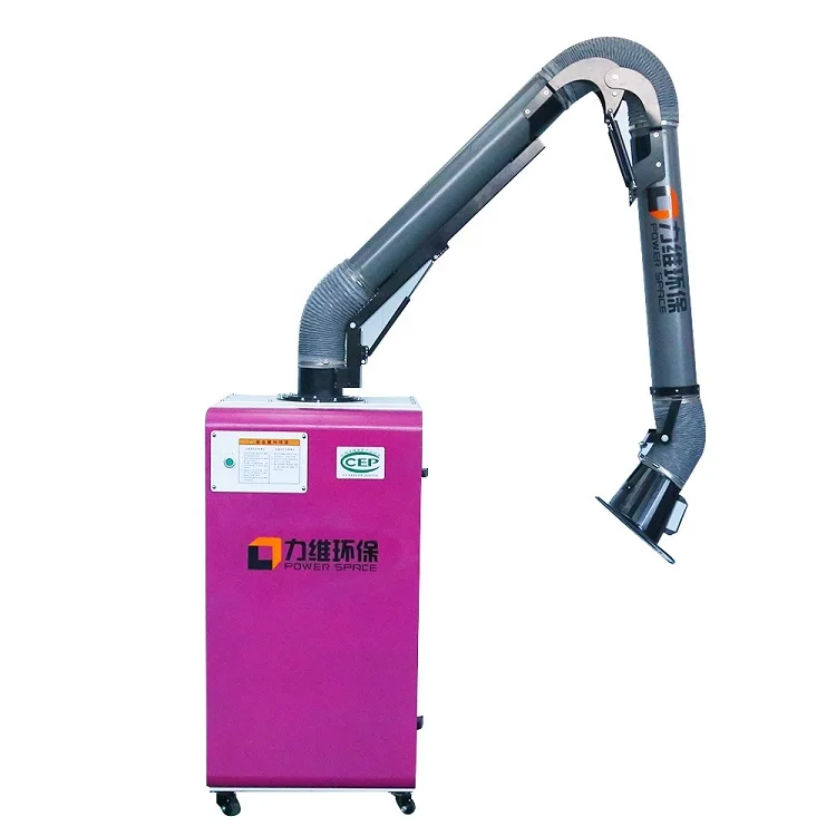 CE factory price smoking pipe cleaner smoke suction welding fume smoke air purifier dust collect