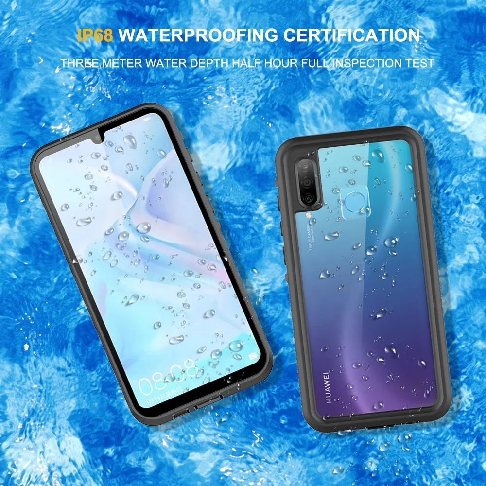 Водонепроницаемый чехол для Huawei p30 lite / nova 4e Shellbox IP68 3M Подводный ПК + ТПУ ударопрочный