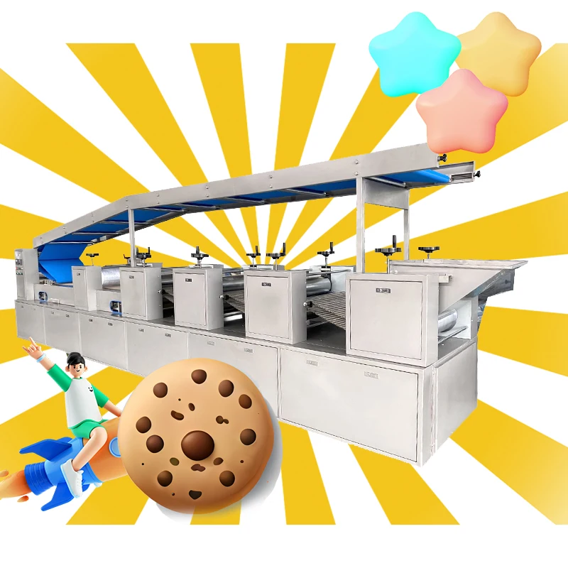 Small biscuit production line processing machinery and equipment cassava biscuit making machine