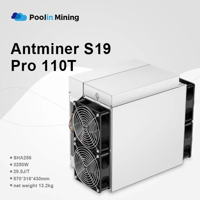  Bitcoin mining machine bitmain antminer s19 pro 110t 95T asic miner price second hand