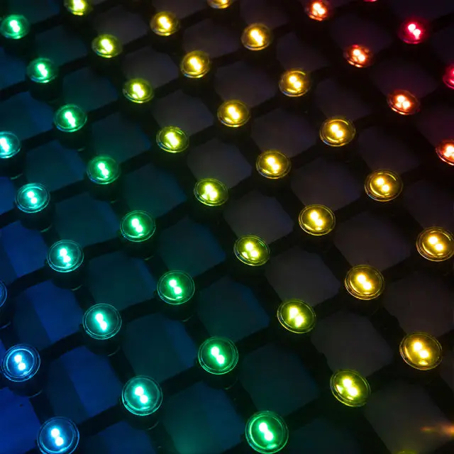 Профессиональный производитель RGB сетчатый пиксельный СВЕТОДИОДНЫЙ занавес экран для наружного здания стены фон