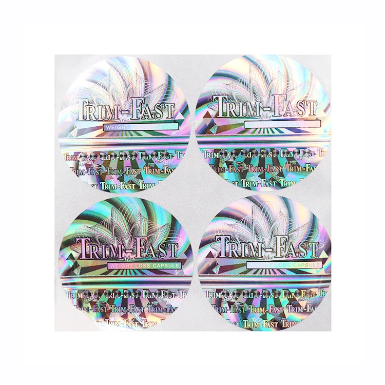 Custom Printing Private Logo Hologram Stickers Security Self Adhesive Labels