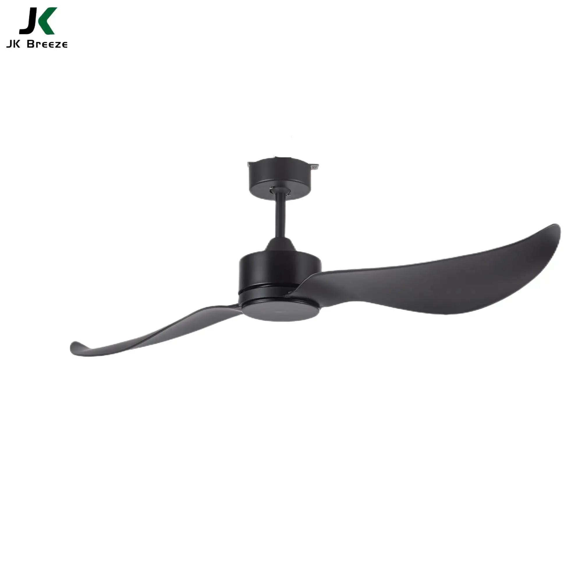 JK ZS-52-20009-2BK 2ABS Blades Hot Model 52Inch Fans Silent Design Wooden Blade Ceiling Fan Ventilador