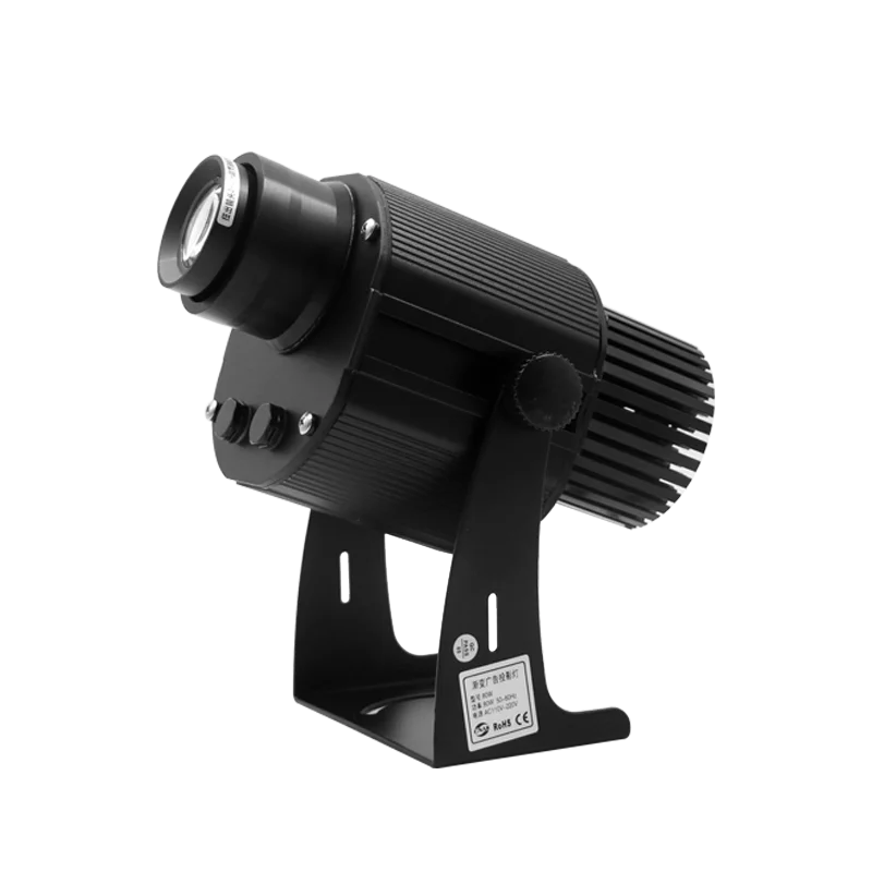 Outdoor 80w ip65 waterproof led advertisement laser glass custom stage floor logo projection gobo projector advertising light on