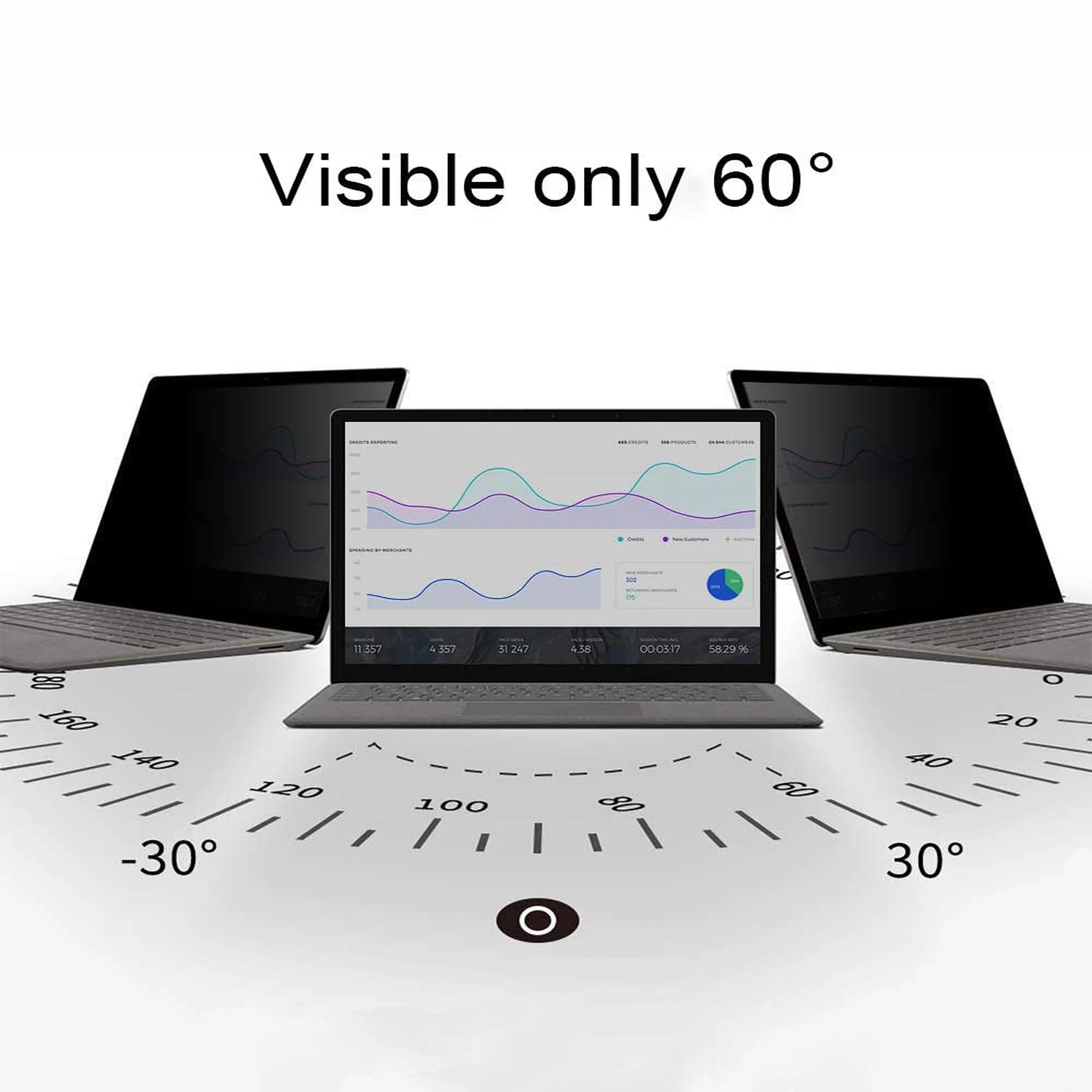 High Quality Notebook Anti Spy Privacy Filter PET Laptop Screen Protector