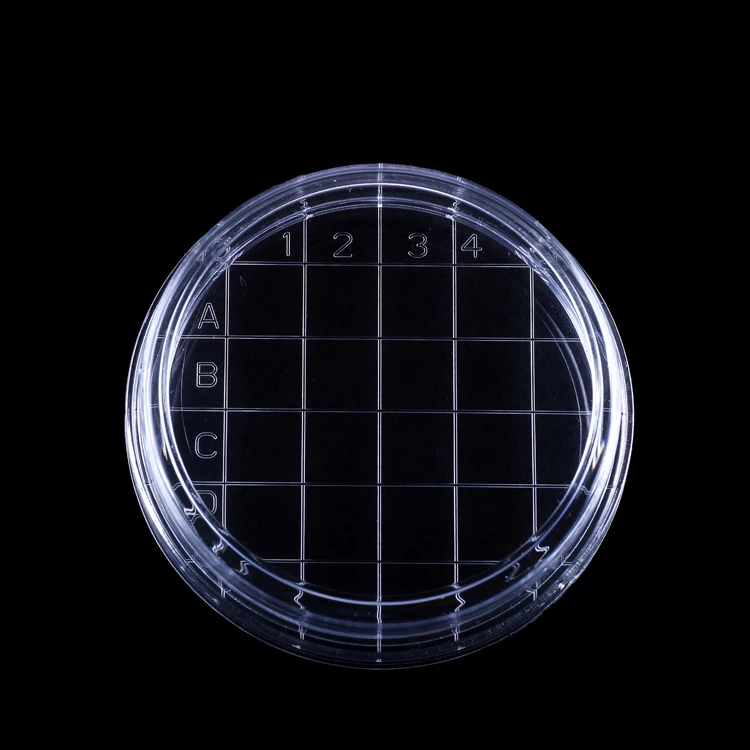 Плоская чаша Петри 65 мм с сеткой, одноразовая Стерильная пластиковая чаша Петри 65*15 мм с крышкой, точные сборы семян