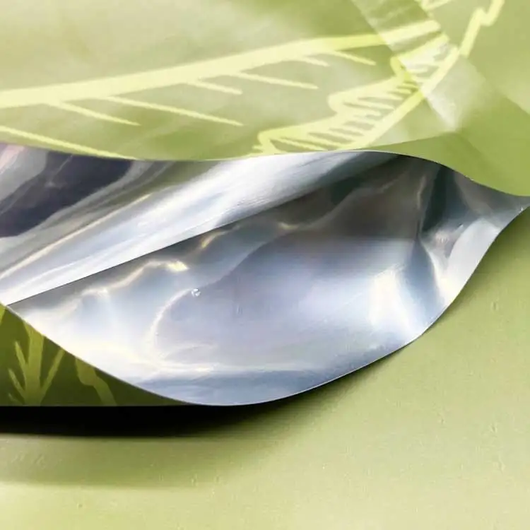 Biodegradable Stand Up aluminum foil Herbal Tea Health Green Tea Bags Leaf Tea Packaging Bag