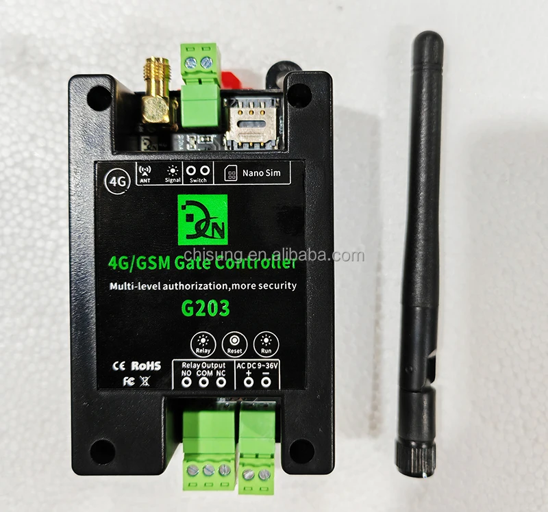 GSM Dialer communication G203 LTE 4G Gsm Controller Relay Switch Remote Access Controller wifi GSM gate opener relay switch