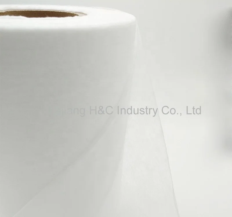 Hydrophobic SMS spunbond Fabric baby diaper raw materials 3d embossed nonwoven napkin pad super soft nonwoven