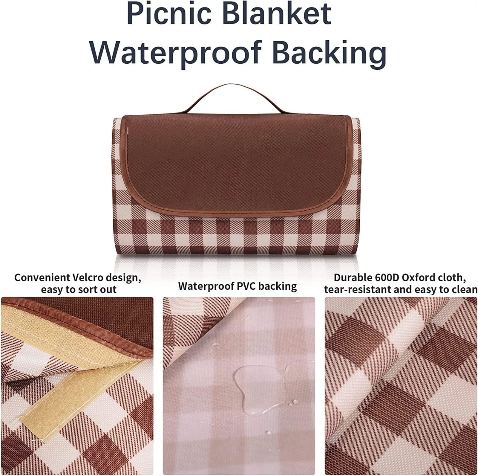 Picnic Mat Waterproof Custom Picnic Blanket Waterproof Larger Picnic Mat For Beach