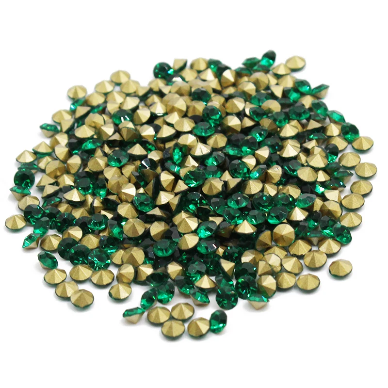 High Quality Light Siam Crystal Beads Chaton ss12 Pointback Rhinestones for Nails Bags Garments