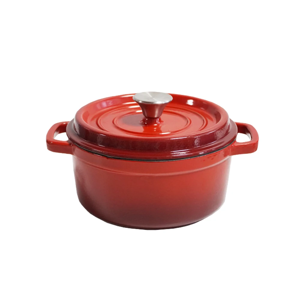 Chuihua  Factory Customized Various Color Set Wholesale Kitchen Enamel Cookwares Cooking Pot Cast Iron Cookware Casserole Set