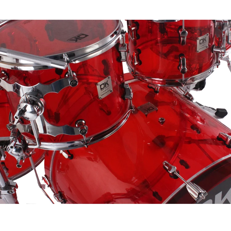Low Price Miniature Drum Sets Acrylic Acoustic Drum Set High Quality Professional Acrylic Drum Set