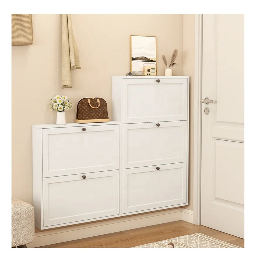 Integrated all-rustproof steel Shoe Cabinet extendable Shoe Rack home gym apartment villa entry Furniture