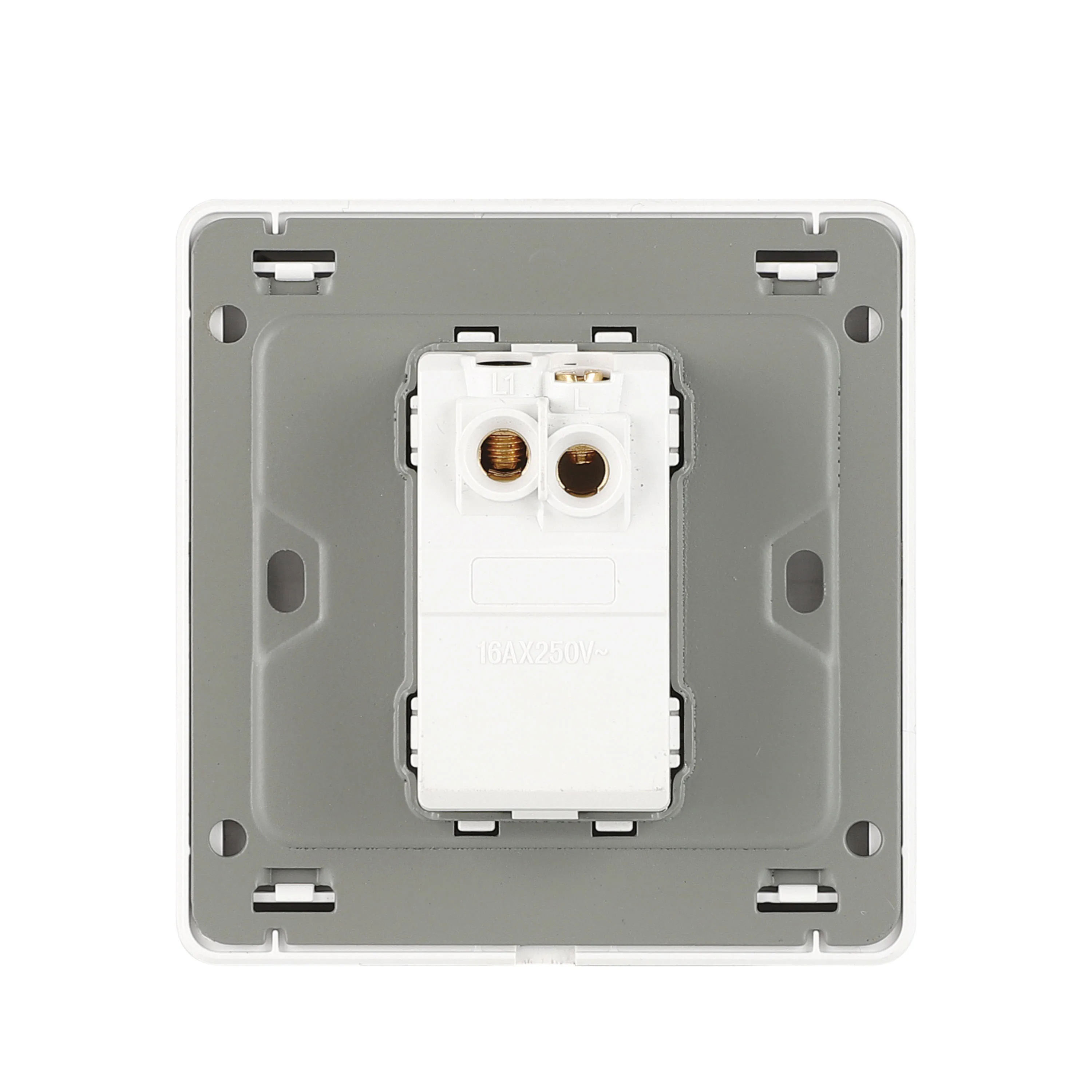 Universal Wall Switch Way Wall Sockets and Switches 4 Gang 1/2 Sonoff Smart Switch Hot-selling Brushed Panel White 16A 3 Years