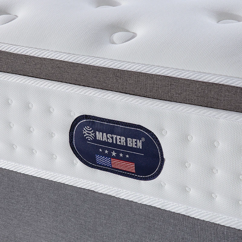 Memory Foam California King Queen Full Size Bonnell Spring Luxury Mattress Tight Top Roll Up In A Box