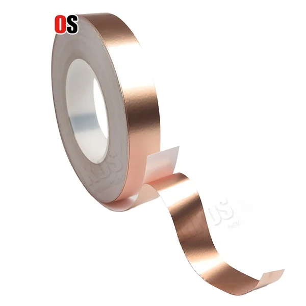 Электрическая гитара Экранирование Медная лента с Токопроводящая клейкая изоляционная & amp Улитка репеллент защитой от электромагнитных помех