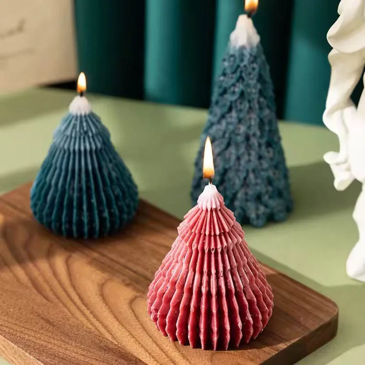 Hot sale product christmas tree gift luxury handmade color customization fragrance candles