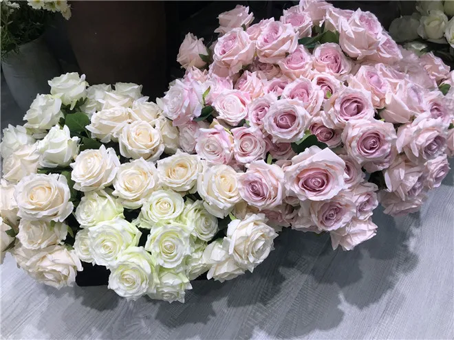  D-3012 9 головок свадебные украшения Искусственный Букет розовых