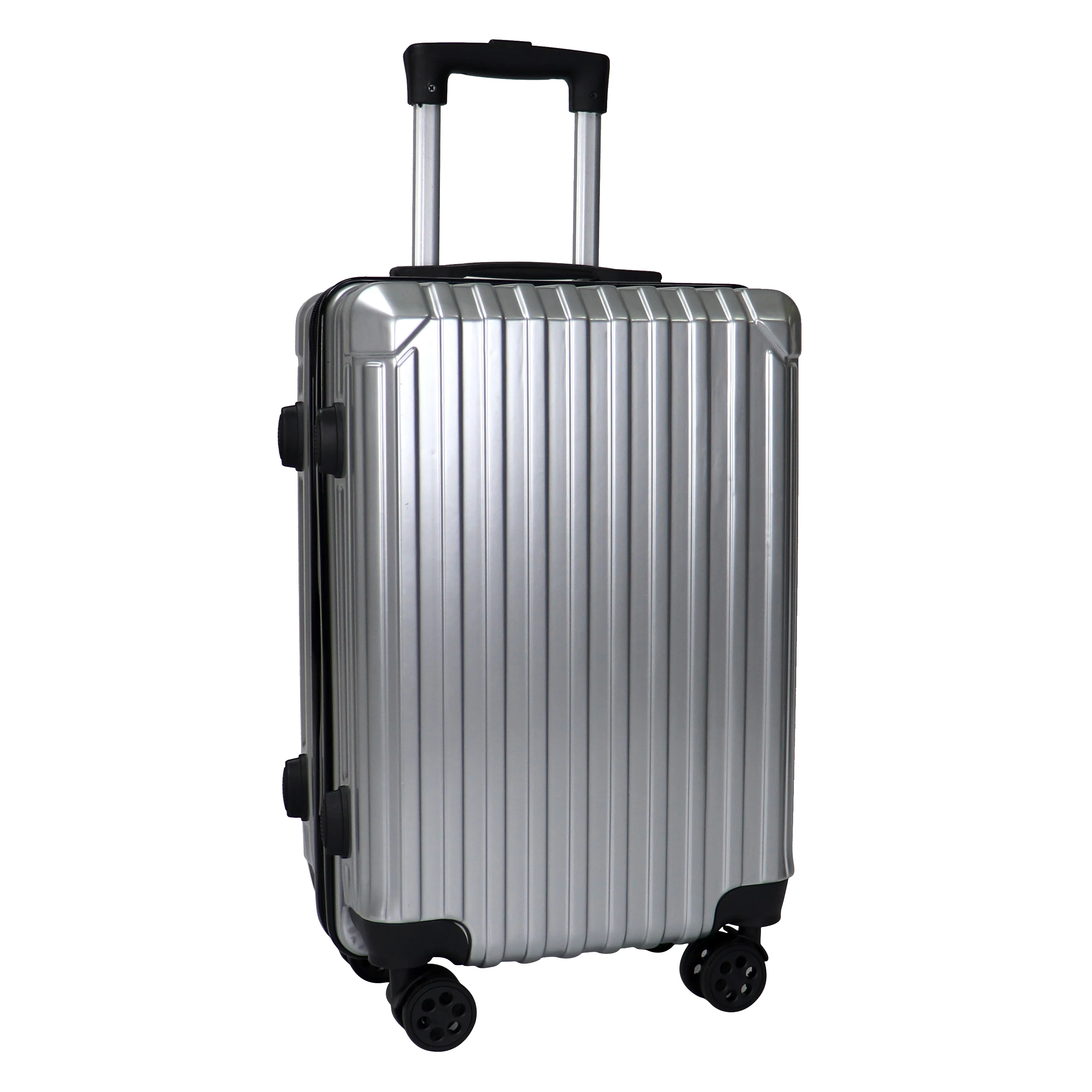 Wholesale valises  3 pieces ABS&PC suitcases luggage sets  luxury  aluminium trolley luggage suit case