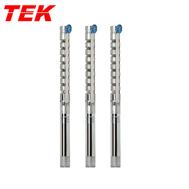 8TS75-5 8SJ75-5 8SP75-5 8-inch 75-m3/hr 5-stage Multistage Stainless Steel Deep Well Centrifugal Submersible Pump Factory OEM