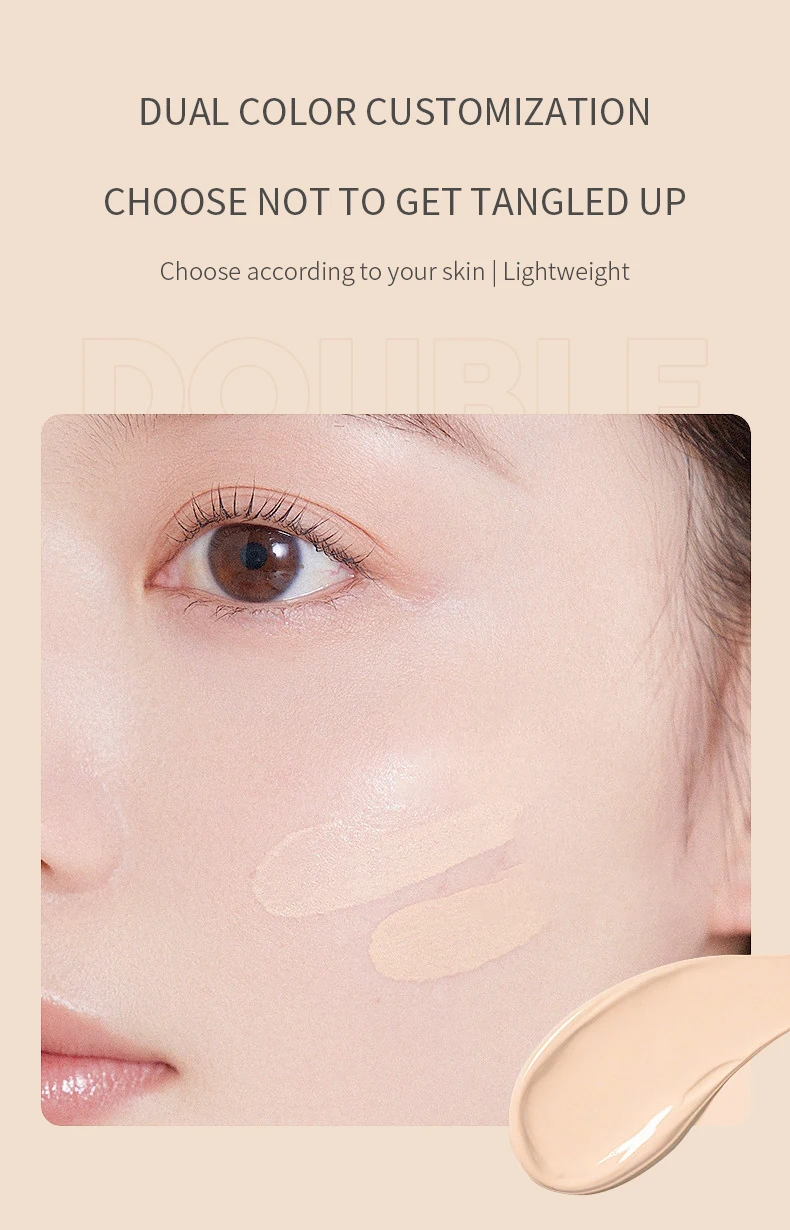 Portable Air Cushion Bb Cream Concealer Lasting Cc Liquid Foundation Even Skin Tone Makeup Base Primer