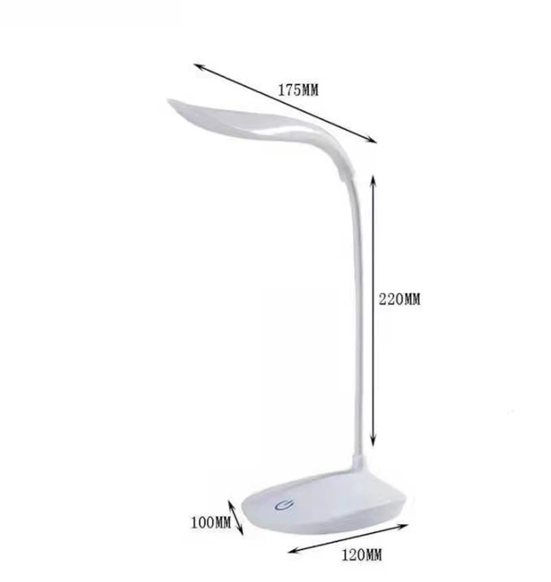 Night Book Reading Light Switch Control Illumination Desk Study Table Lamp