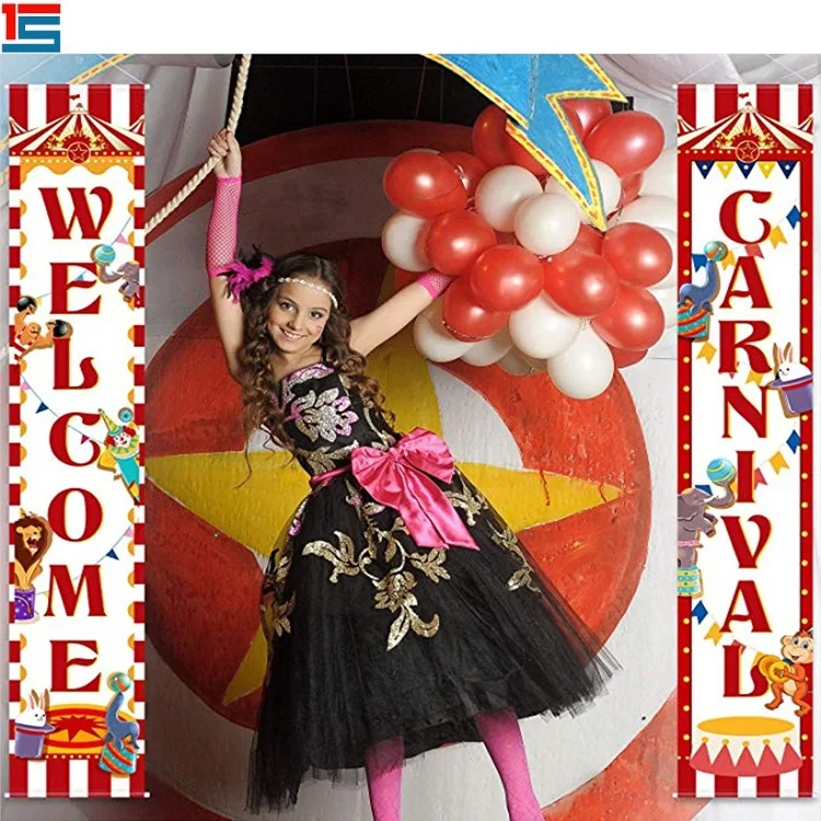 
Happy birthday party indoor outdoor hanging colorful banner 