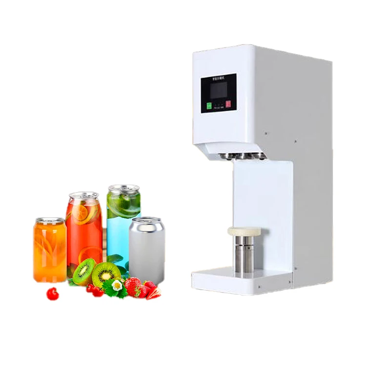 Full Automatic Tin Can Sealing Machine Milk Tea Cup Rotary Sealer Machine Plastic Bottle Canned Drink Cup Sealing Machine