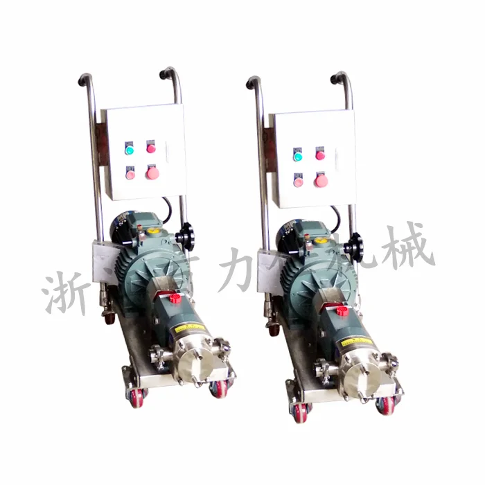 Steel Jam and Marmalade pumping and fats grease transferring equipment, syrup rotor pump, honey Rotary Lobe Pumps for sale