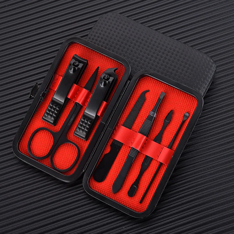 Professional Nail Cutter Pedicure Scissors Set Stainless Steel Eagle Hook Portable Manicure Nail Clipper Tool Set