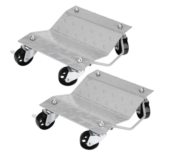 1500Lbs Heavy Duty Hydraulic Wheel Mover Dolly Tire Dolly with Brakes