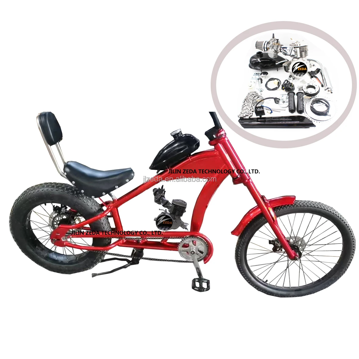 Двухтактный двухтактный велосипедный двигатель 80cc