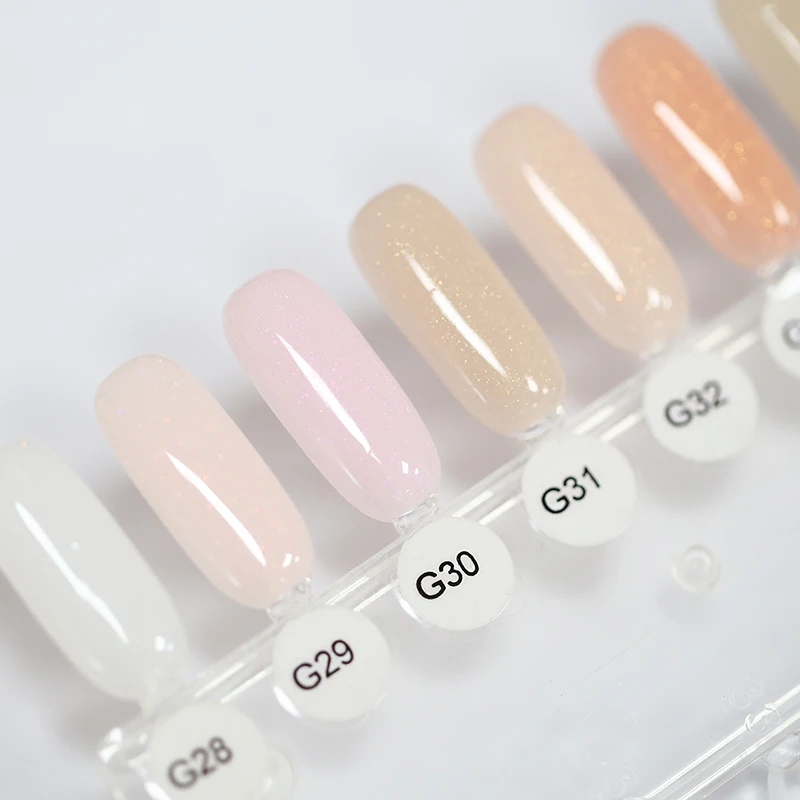 O.R.I brand new glitter bling shimmer color acrylic extension uv gel set