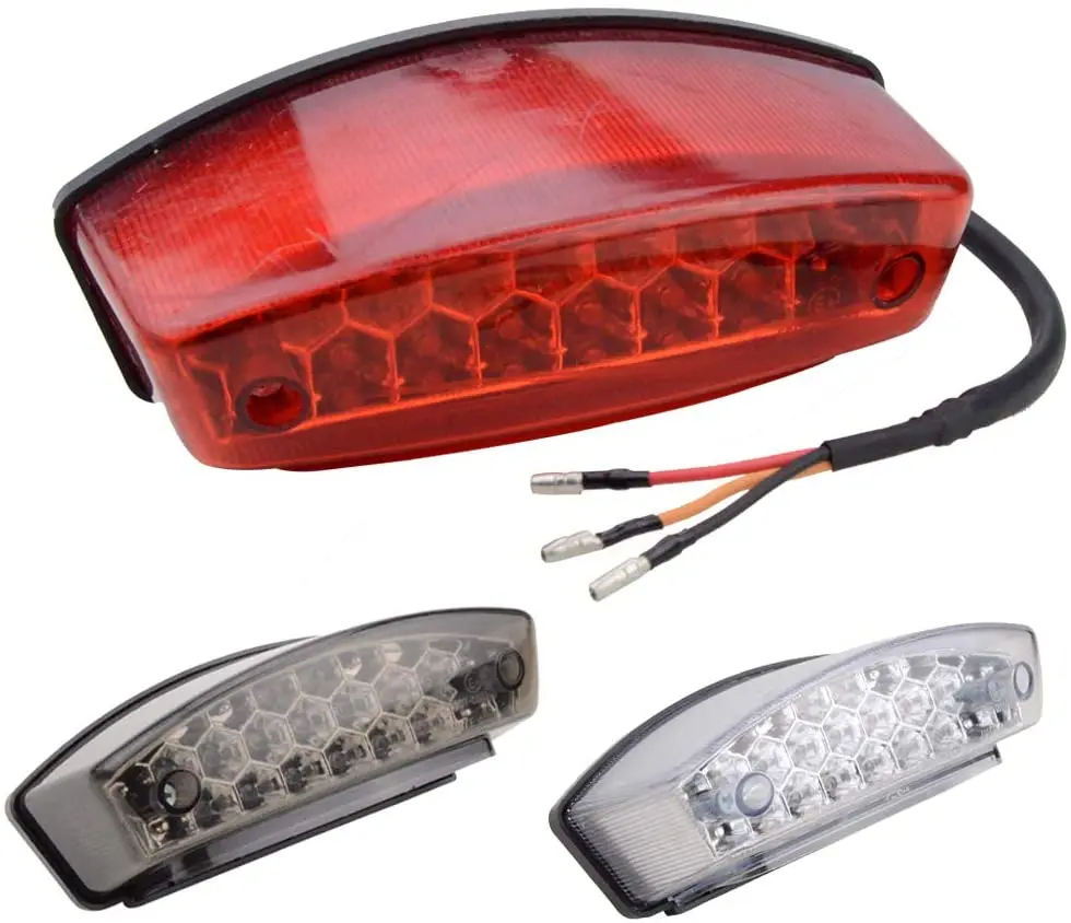 GOOFIT светодио дный задний тормозной светильник для мотоцикла задний сигнальный светильник стоп-индикатор замена лампы для скутера велосипеда ATV