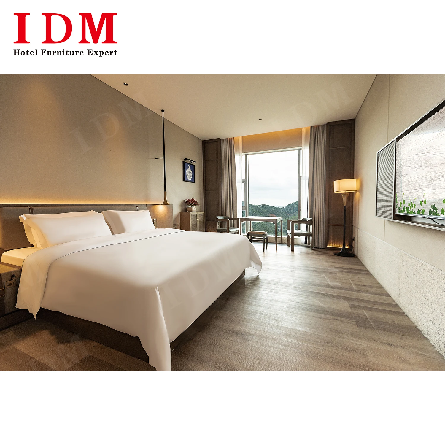 Professional Custom Modern Design Wooden Hotel Furniture Set 5-Star Luxury Hotel Room Lobby Bedroom Furniture with Free Design