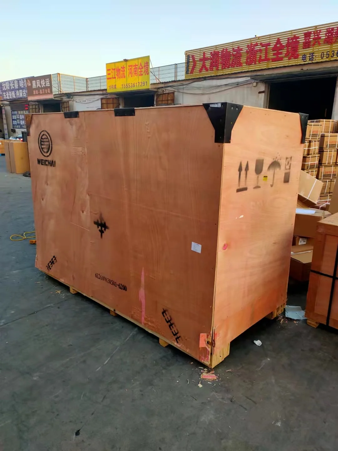 In Stock WD12C375-21 Weichai Motores Boat Engine Marine Diesel Engine Diesel with Gearbox <192 G/kw.h 2100rpm/r/min 375HP