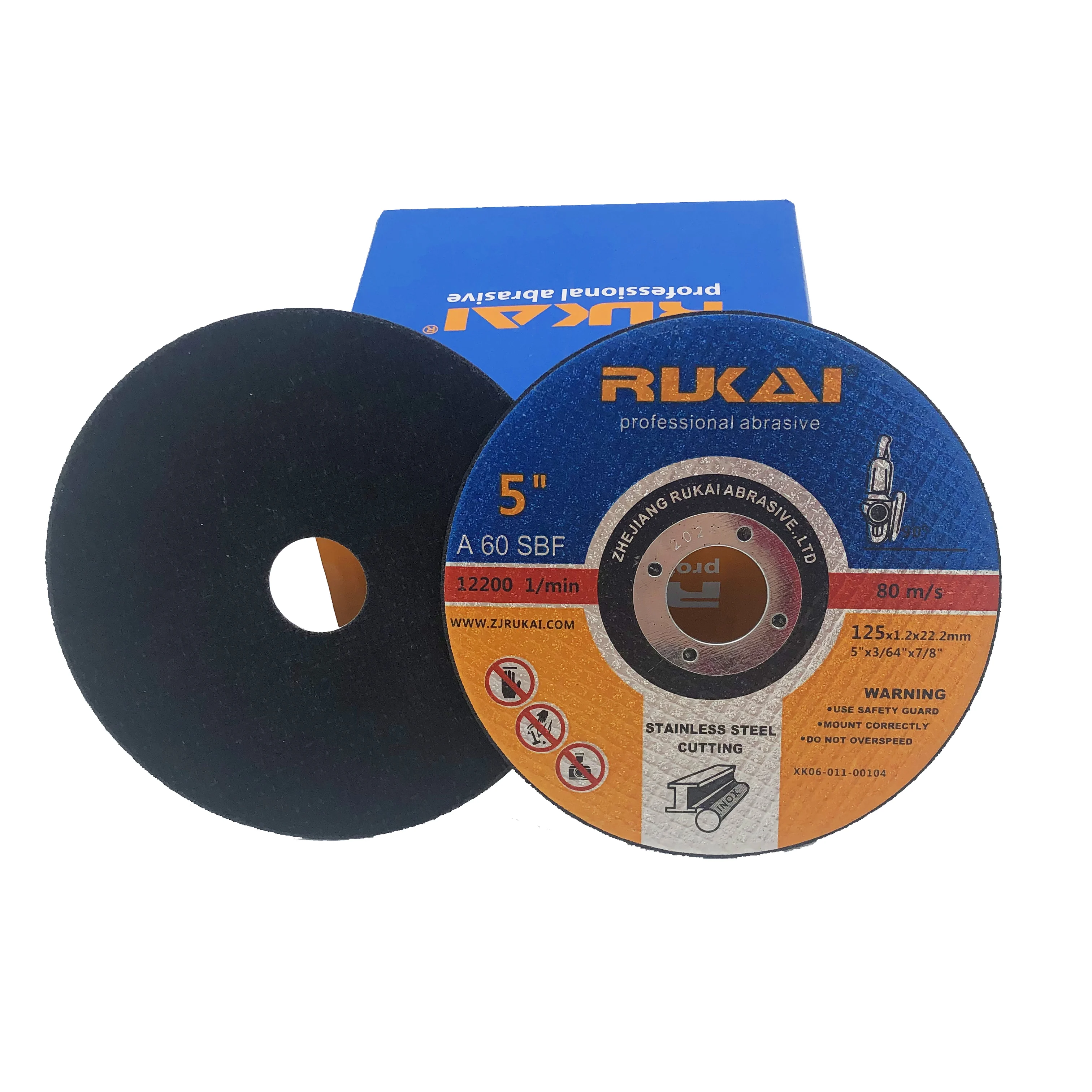 Rukai 5inch stainless steel cutting disc machine disk from China