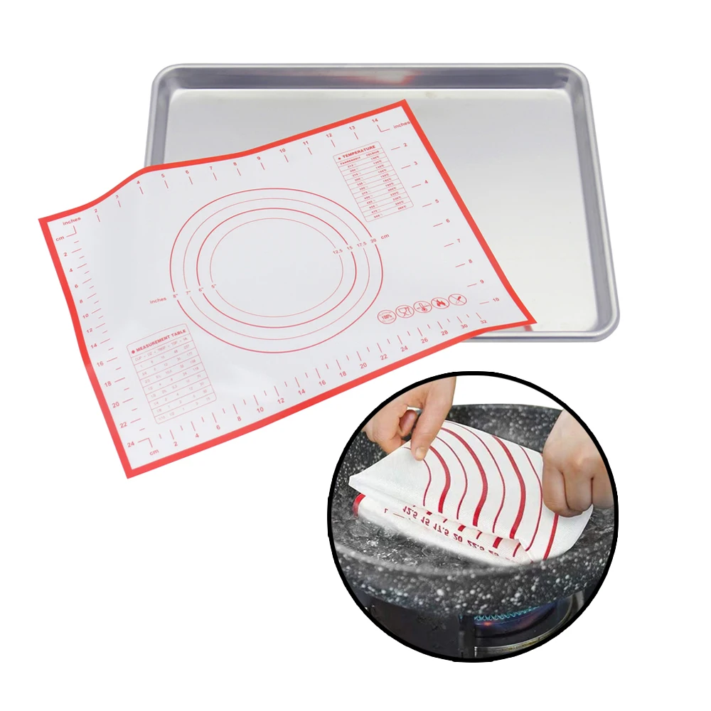 Custom Stainless Steel Baking Dish Non-Perforated and Perforated Oven Tray Metal Baking Sheet and Pans for Cake Box Packing