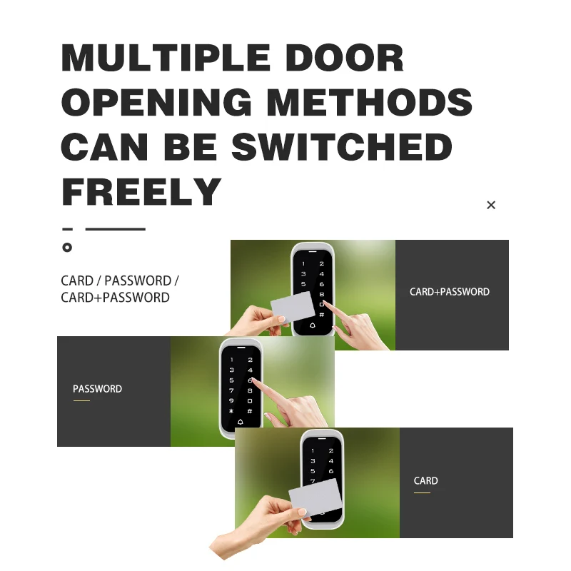 Yoursensor(YS515-W)12V Remote Control Access  Control System for Automatic Door Operator  Smart Touch Keypad for  Gate