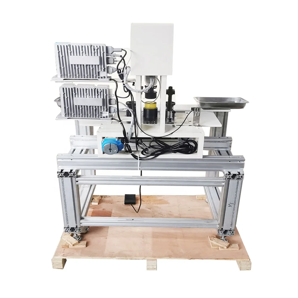 Automatic  Upholstery Sofa fabric bags  self covered button making machine for garment button and buckles