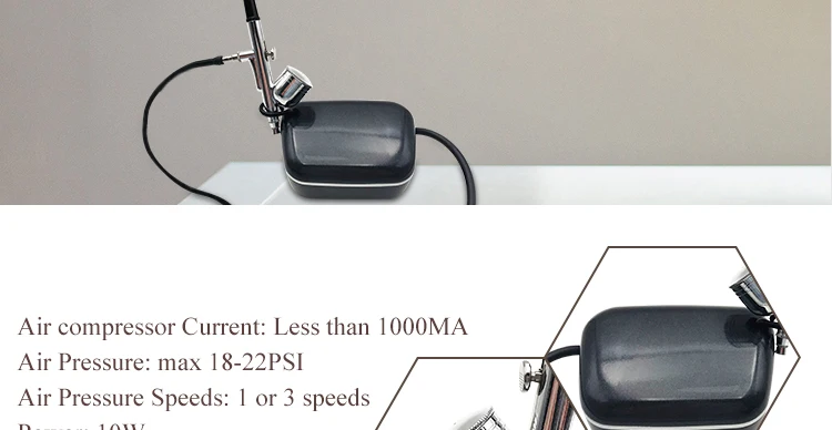 Недорогой Мини-спрей для ногтей, воздушная кисть для татуировки, набор для макияжа