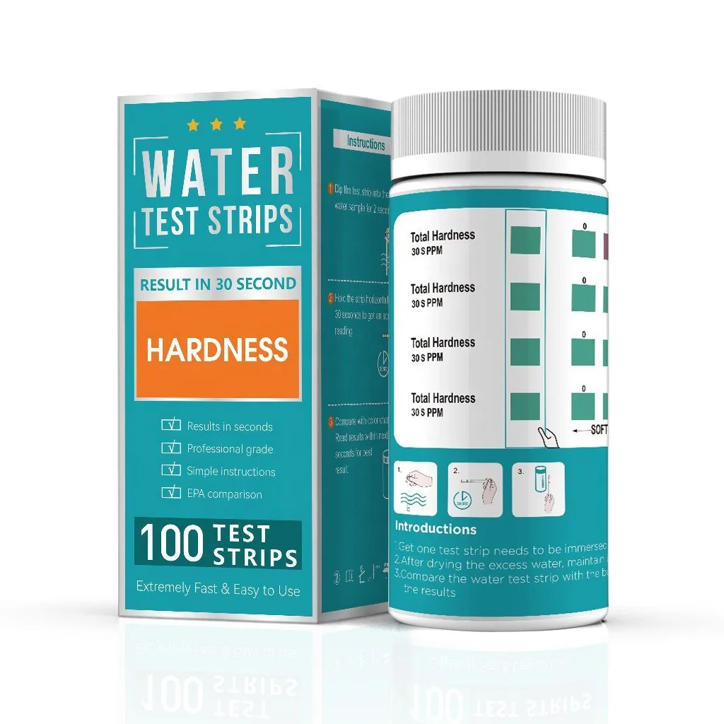 Water Hardness Test Kit 0-425 ppm (Calcium Carbonate), Water Testing Kit for Home Drinking Water