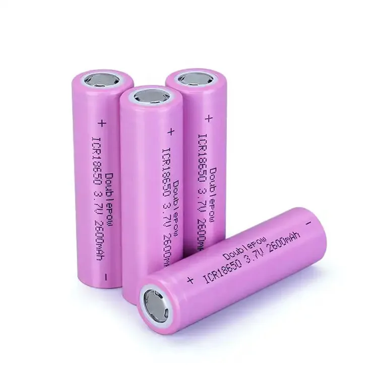 Wholesale factory price cylindrical li-ion battery 3.7V 2000mAh 18650 lithium ion battery