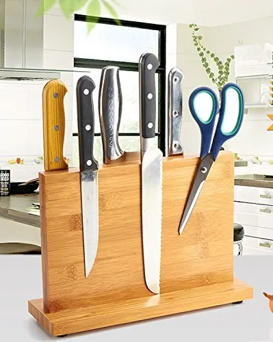 Bamboo Magnetic Knife Holder